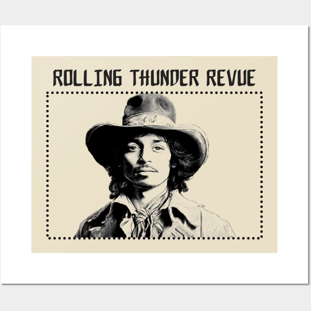 Rolling Thunder Revue Wall Art by Moulezitouna